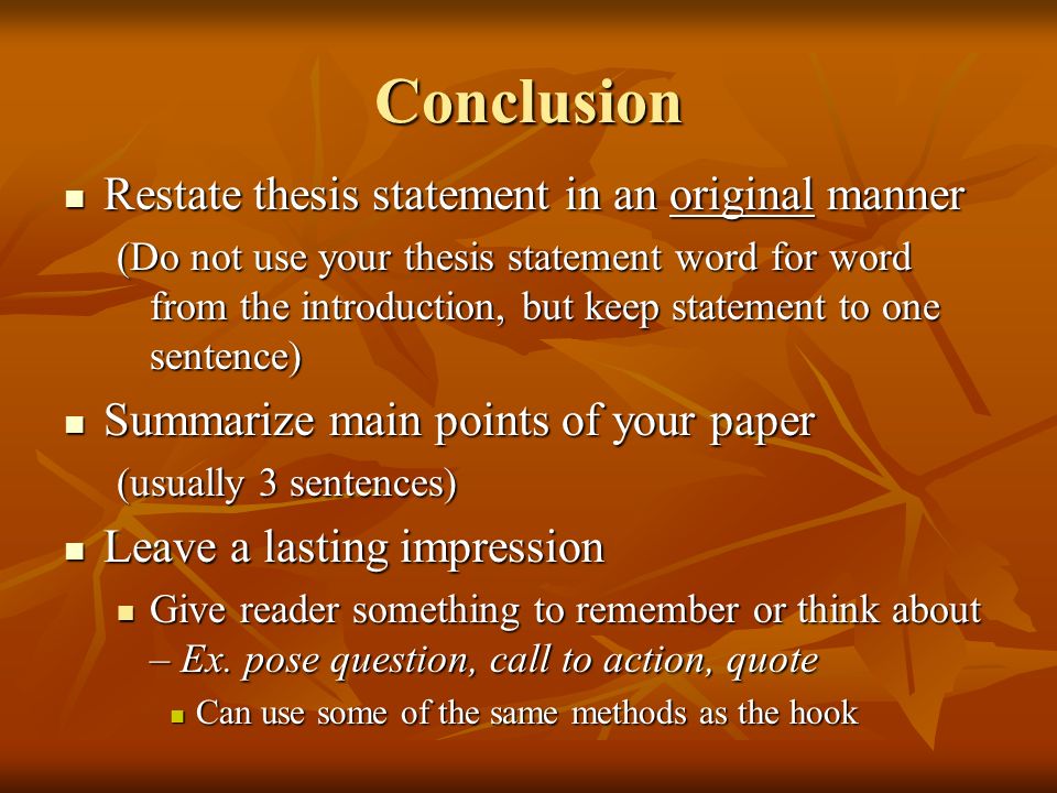 conclusion statements thesis conclusion statements thesis