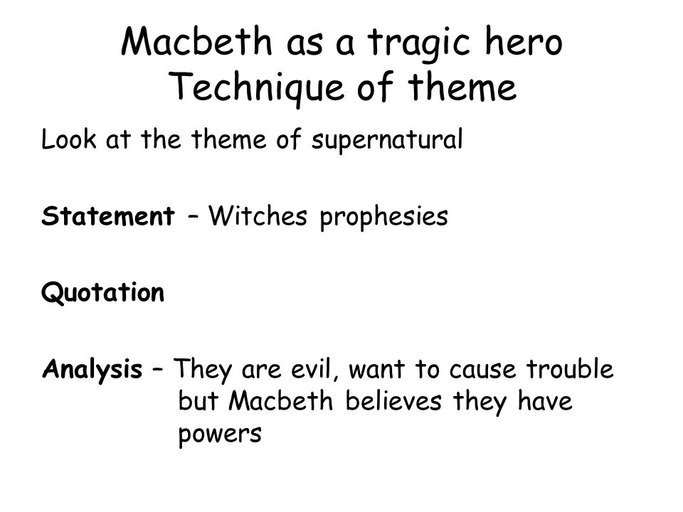 the theme of evil in macbeth