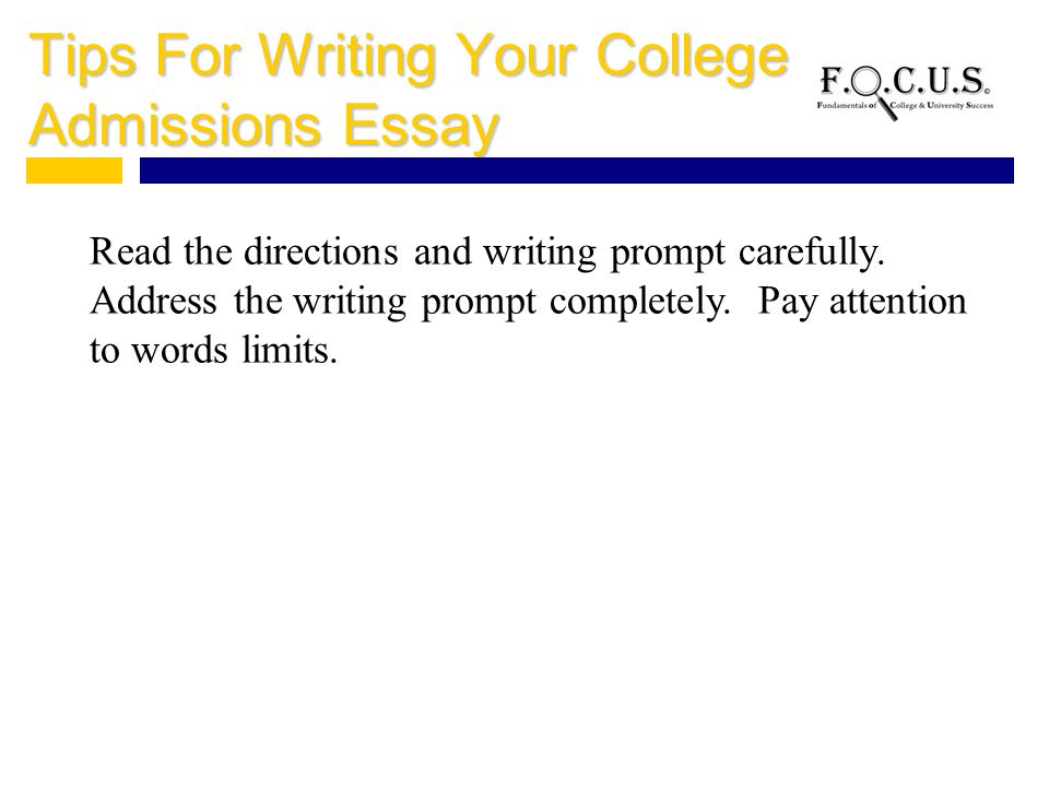 Attend college essay