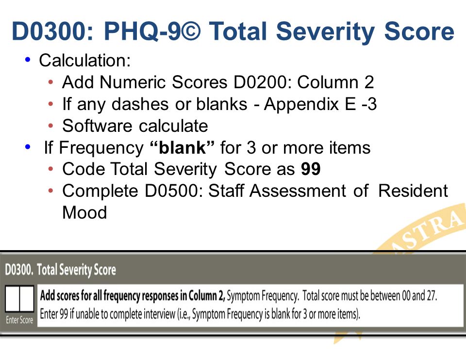 mood disorder phq 9 phq 9 ov section d mood january 14 pm ppt blank mds 3 0 form 2016
