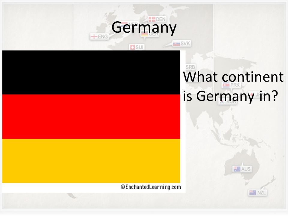 Germany What continent is Germany in