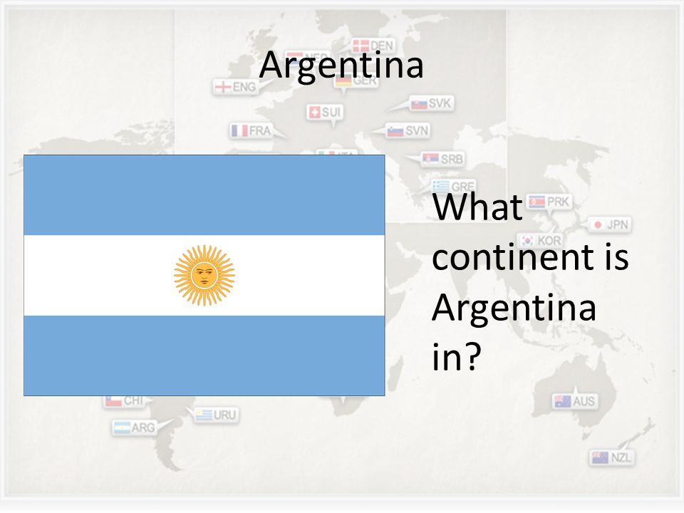 Argentina What continent is Argentina in