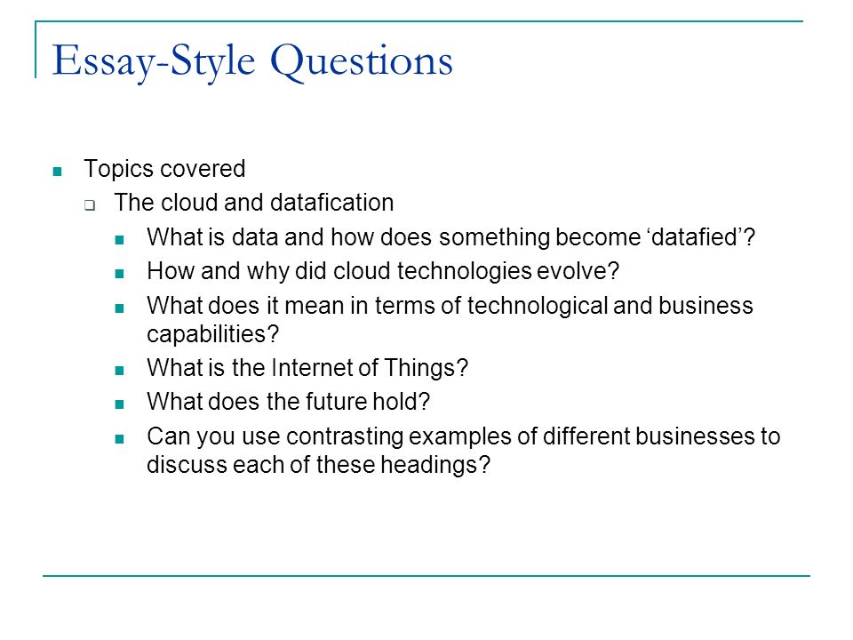essay style exams essay style exams
