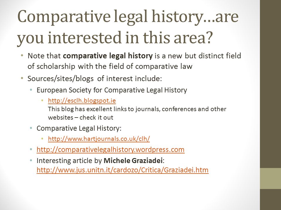 european society for comparative legal