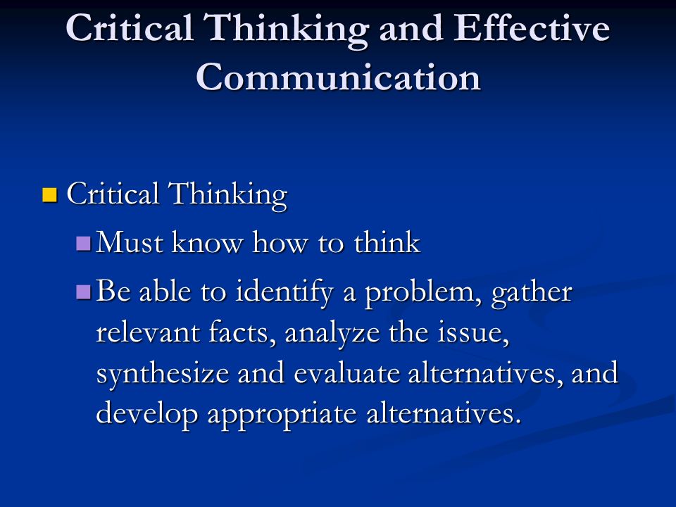 importance of critical thinking in research importance of critical thinking in research