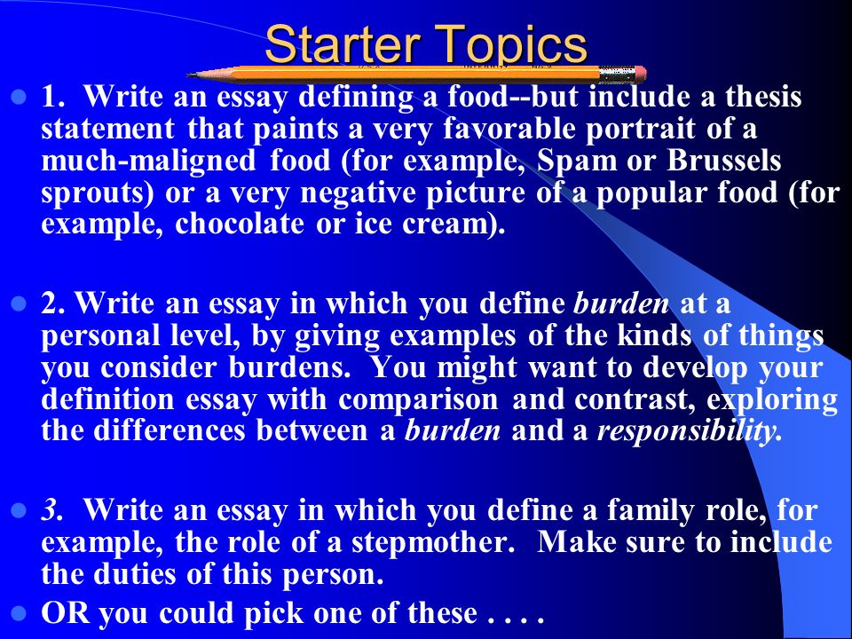 Thesis In Essay