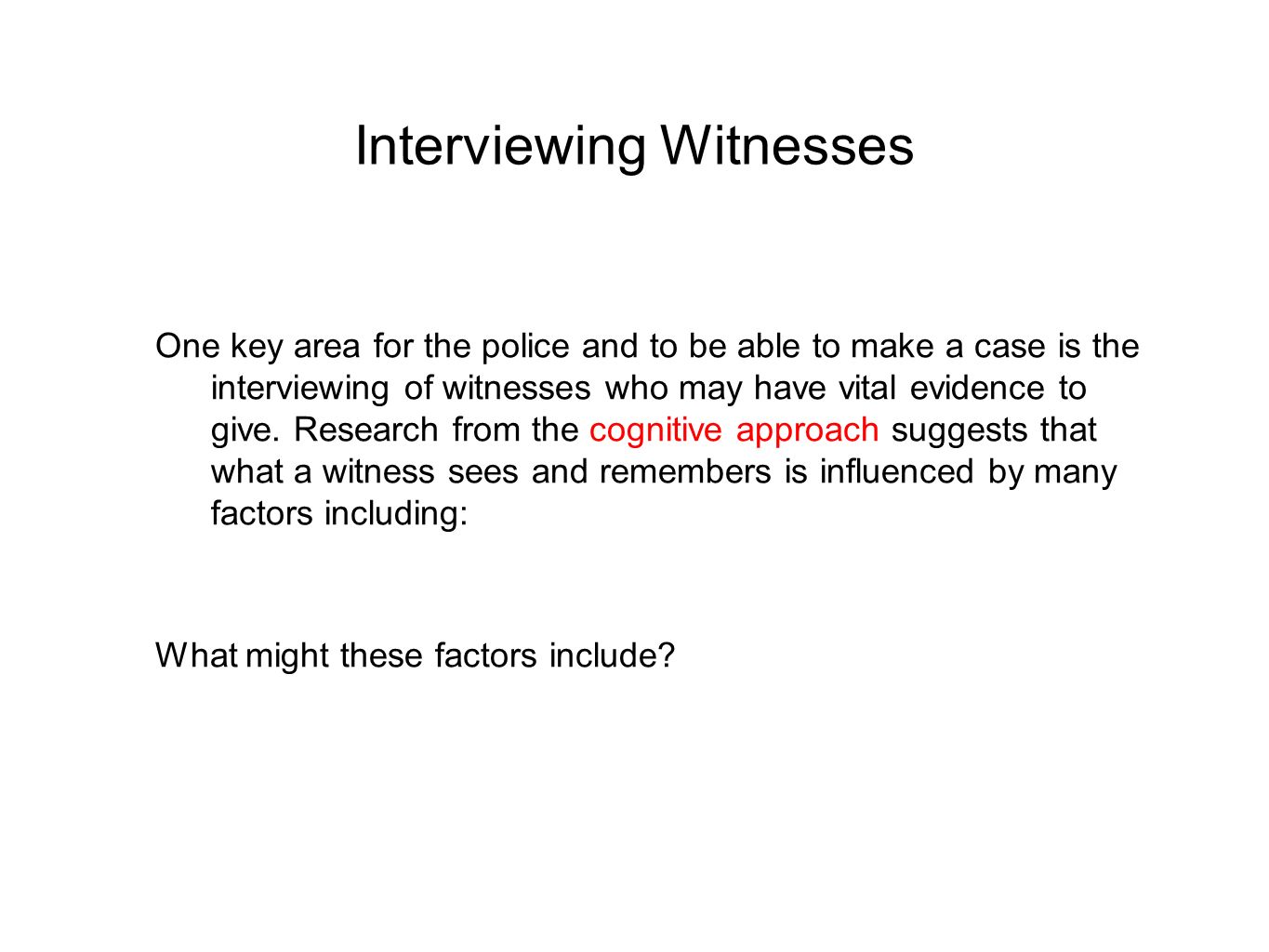 case interviewing