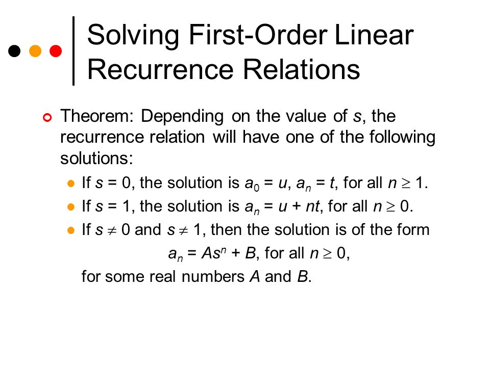 Recurrence Equation Solver Talkchannels Solving Recurrence Relations By Iteration Lecture 36 Section 8 2