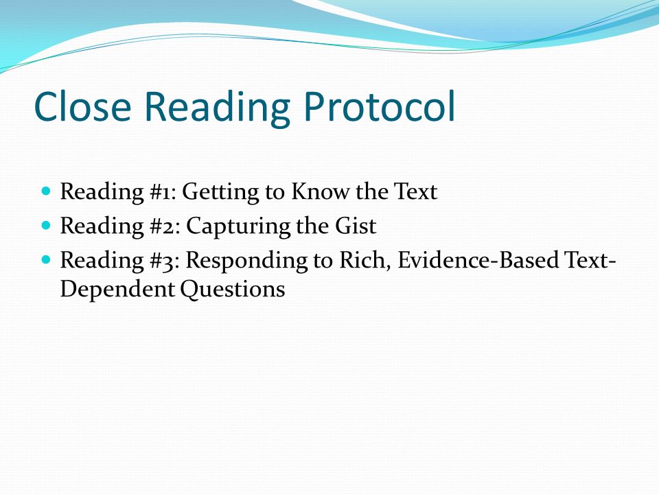 Image result for close reading protocol image