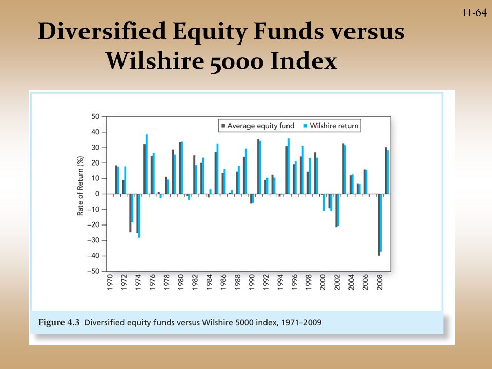 Diversified Equity Funds versus Wilshire 5000 Index 11-64