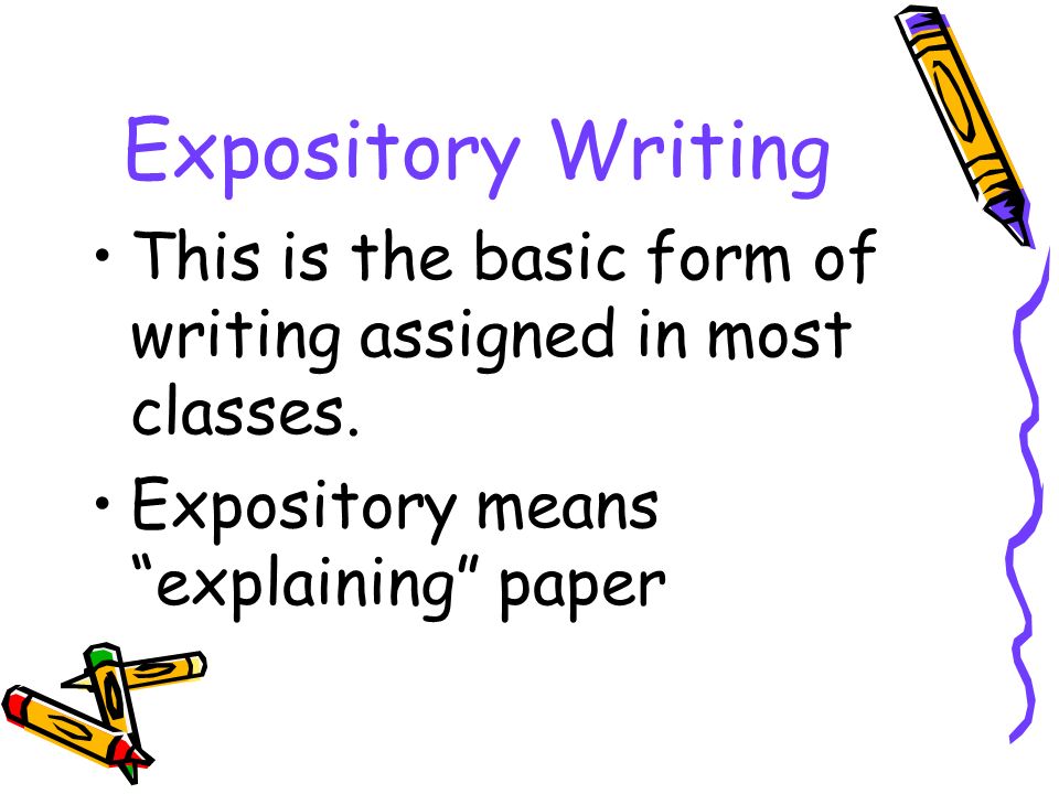 Writing An Explanatory Essay