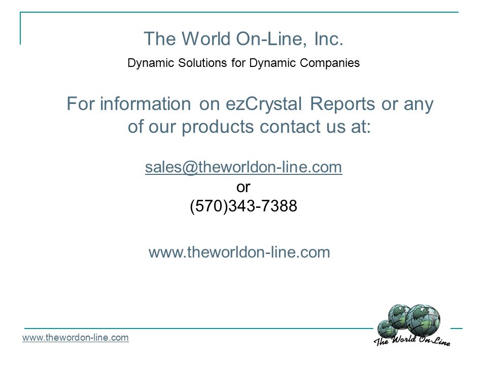 The World On-Line, Inc.