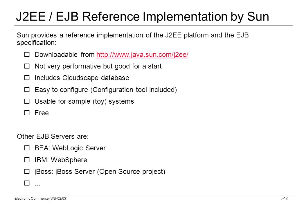 Presentation layer web components j2ee
