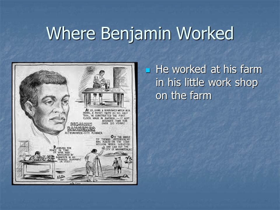 banjamin banneker analysis Benjamin banneker was a self-taught free african-american who lived from 1731 to 1806 he advocated for racial equality, but was also interested in many scientific fields. banjamin banneker analysis Benjamin banneker was a self-taught free african-american who lived from 1731 to 1806 he advocated for racial equality, but was also interested in many scientific fields.