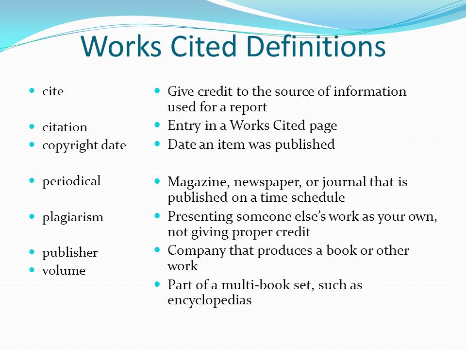 How to do citations in a research paper