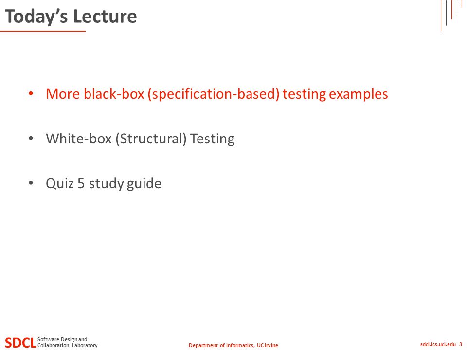 department of informatics, uc irvine sdcl collaboration laboratory department of informatics, uc irvine sdcl collaboration laboratory, Presentation templates