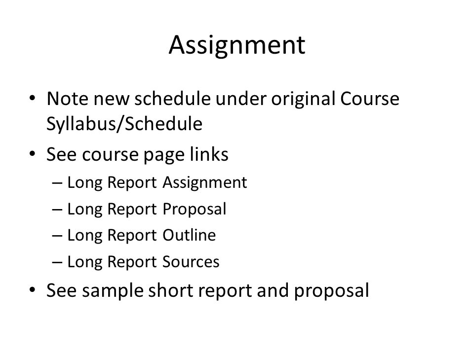 Assignment Report