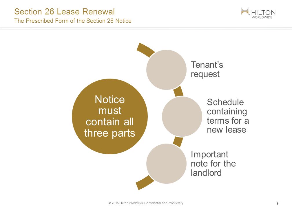notice of lease renewal
