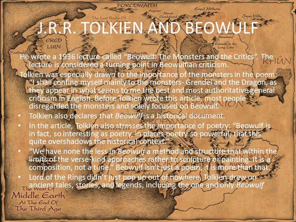 beowulf the monsters and the critics beowulf the monsters and the critics