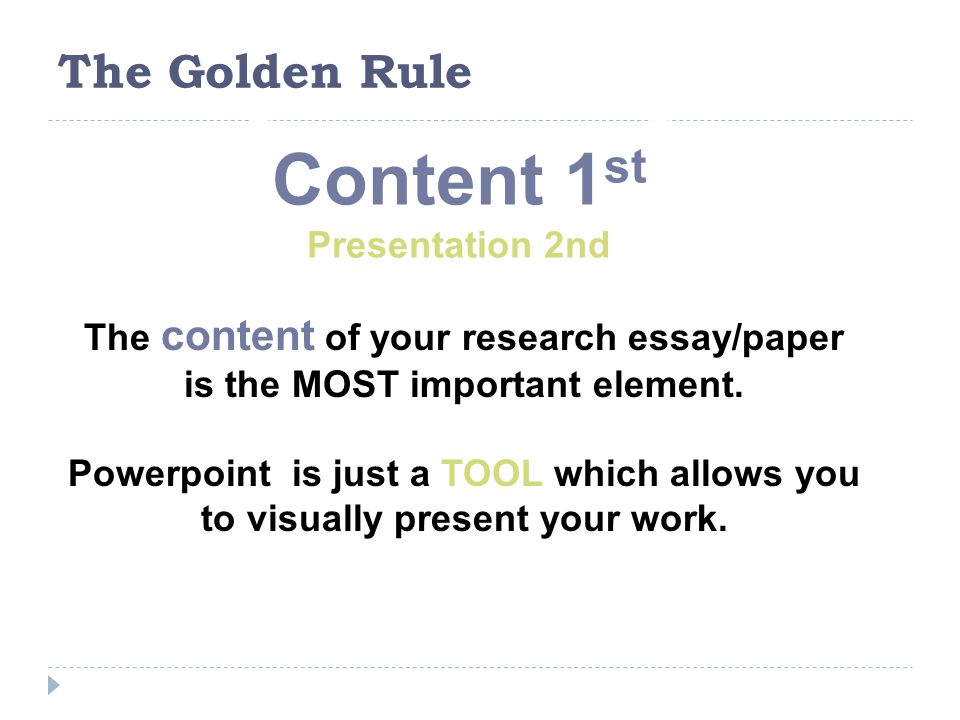 research presentations 101 research essaypresentation