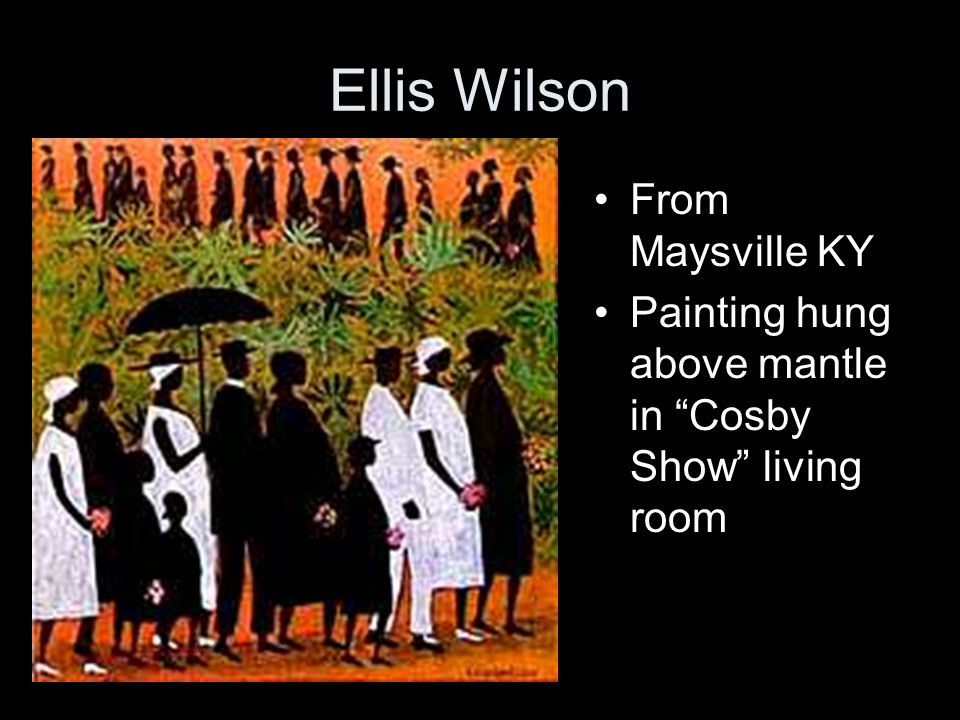 Cosby Show Living Room Painting Ellis Wilson From Maysville Ky Painting Hung Above Mantle In Cosby Show Living Room