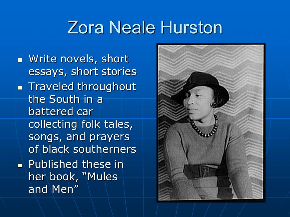 how it feels to be colored me by zora hurston a story of an african american woman who lived in the Zora neale hurston zora neale hurston (1891-1960) was an author, folklorist, journalist, dramatist, and influential member of the harlem renaissance she is best known for her novels, particularly their eyes were watching god (1937) a complex and controversial figure, hurston was an ardent promoter of african american culture. how it feels to be colored me by zora hurston a story of an african american woman who lived in the Zora neale hurston zora neale hurston (1891-1960) was an author, folklorist, journalist, dramatist, and influential member of the harlem renaissance she is best known for her novels, particularly their eyes were watching god (1937) a complex and controversial figure, hurston was an ardent promoter of african american culture.