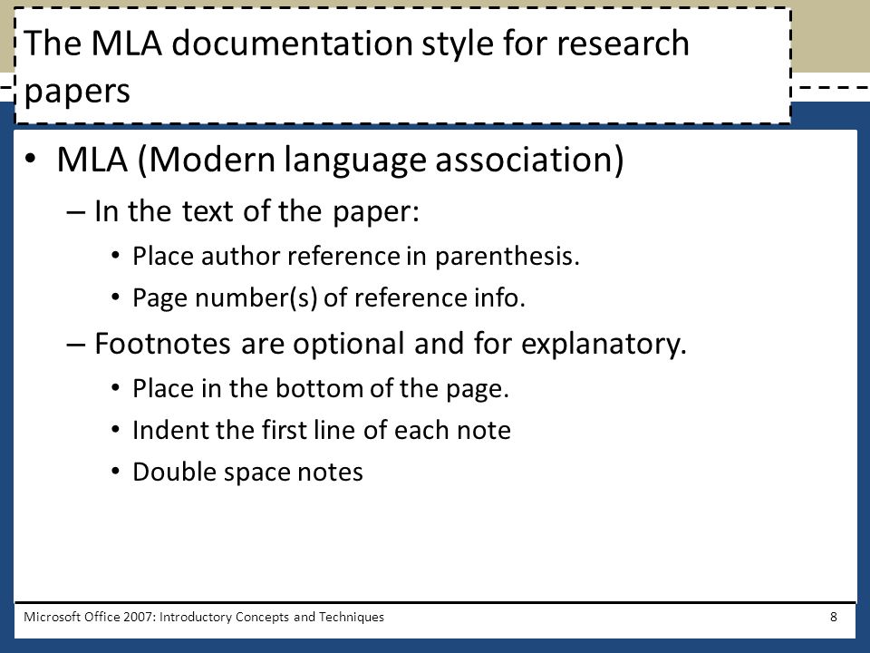 References In Research Paper