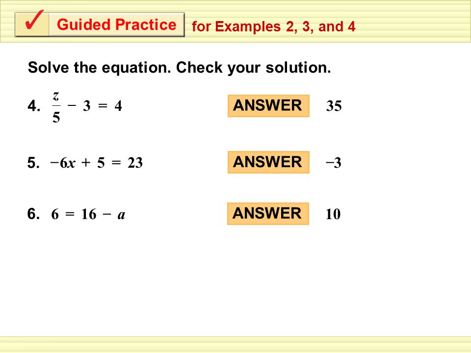 Example Of Two Step Equations Talkchannels Example 2 Multiple Choice Practice Write And Solve A Two Step