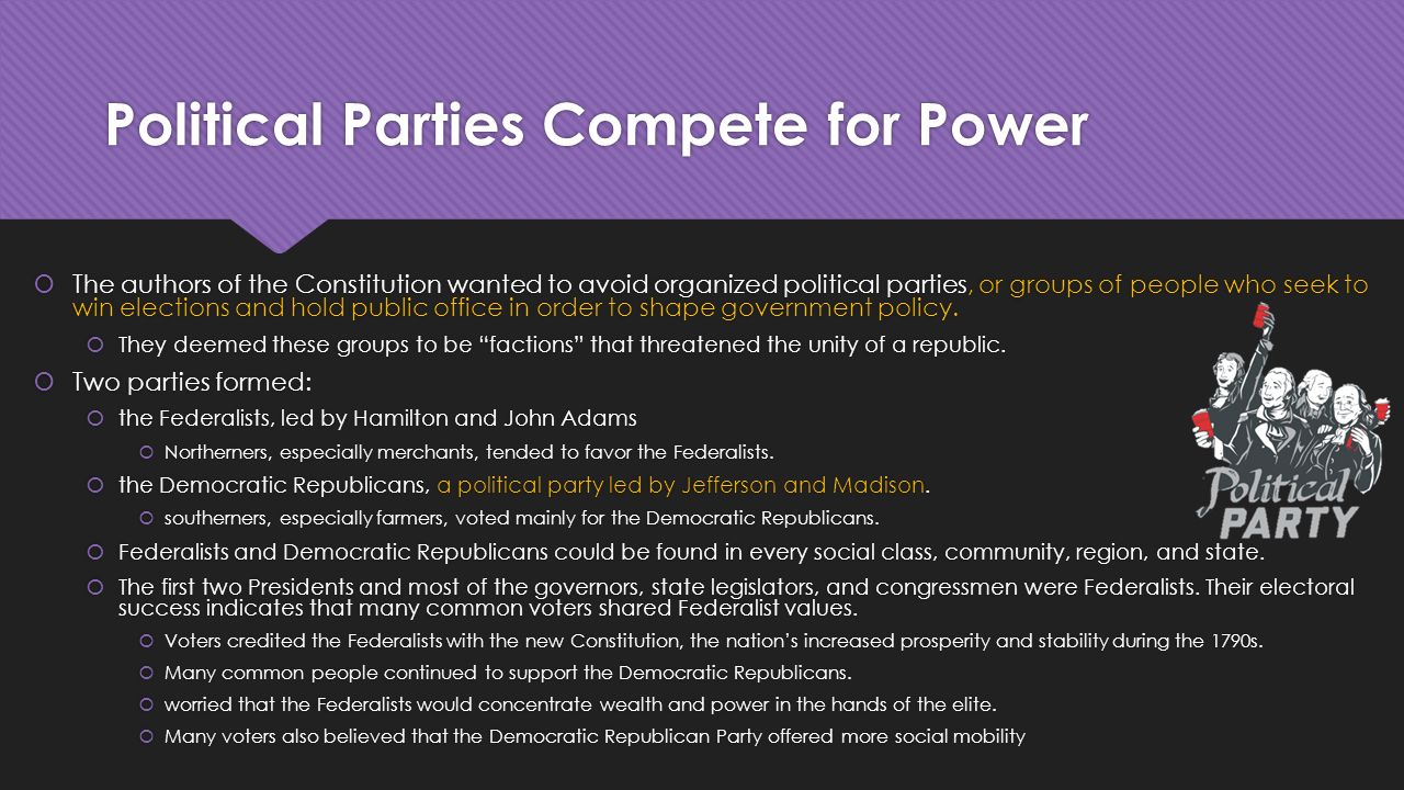 how are political parties organized
