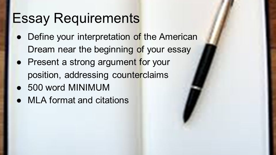 What is your personal definition of the american dream essay
