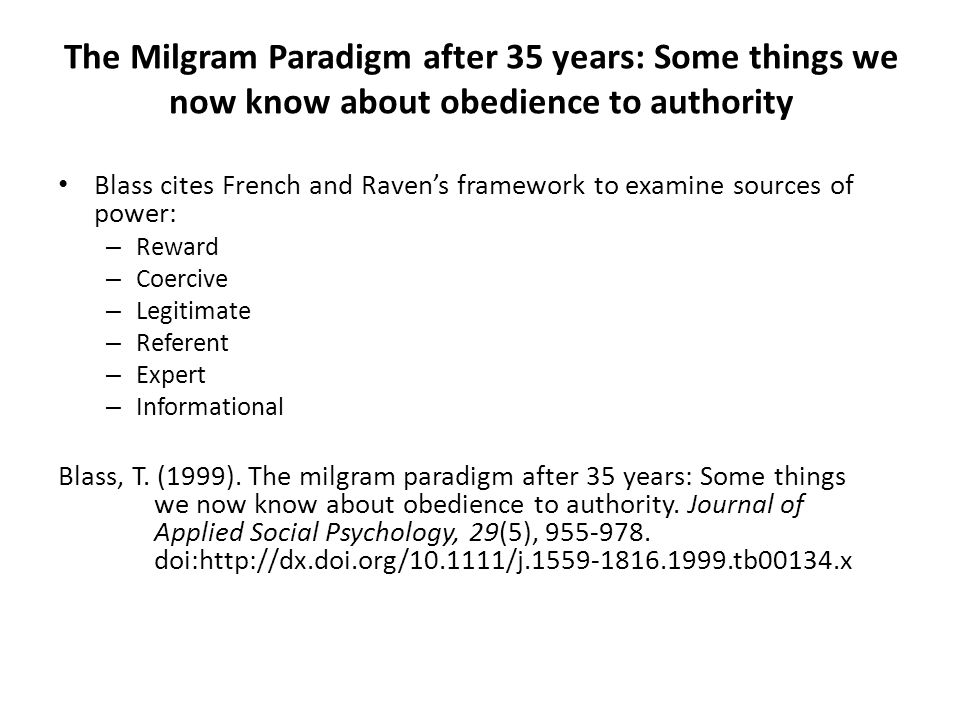 milgrams research on obedience The milgram experiment on obedience to authority figures was a series of zimbardo on the 45th anniversary of the milgram experiment stanley milgram. milgrams research on obedience The milgram experiment on obedience to authority figures was a series of zimbardo on the 45th anniversary of the milgram experiment stanley milgram.