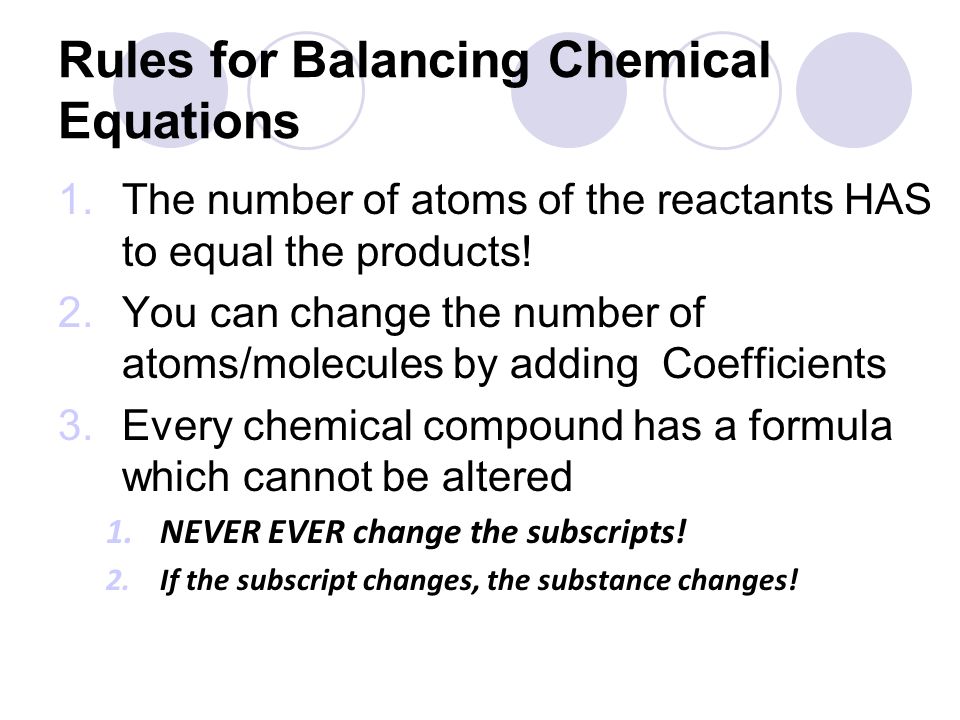 Balancing Chemical Equations Rules Talkchannels How To Balance Chemical Equations It Is Easier Than You Think