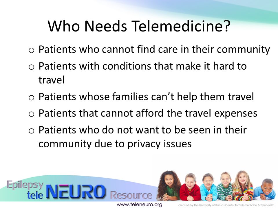 Who Needs Telemedicine.
