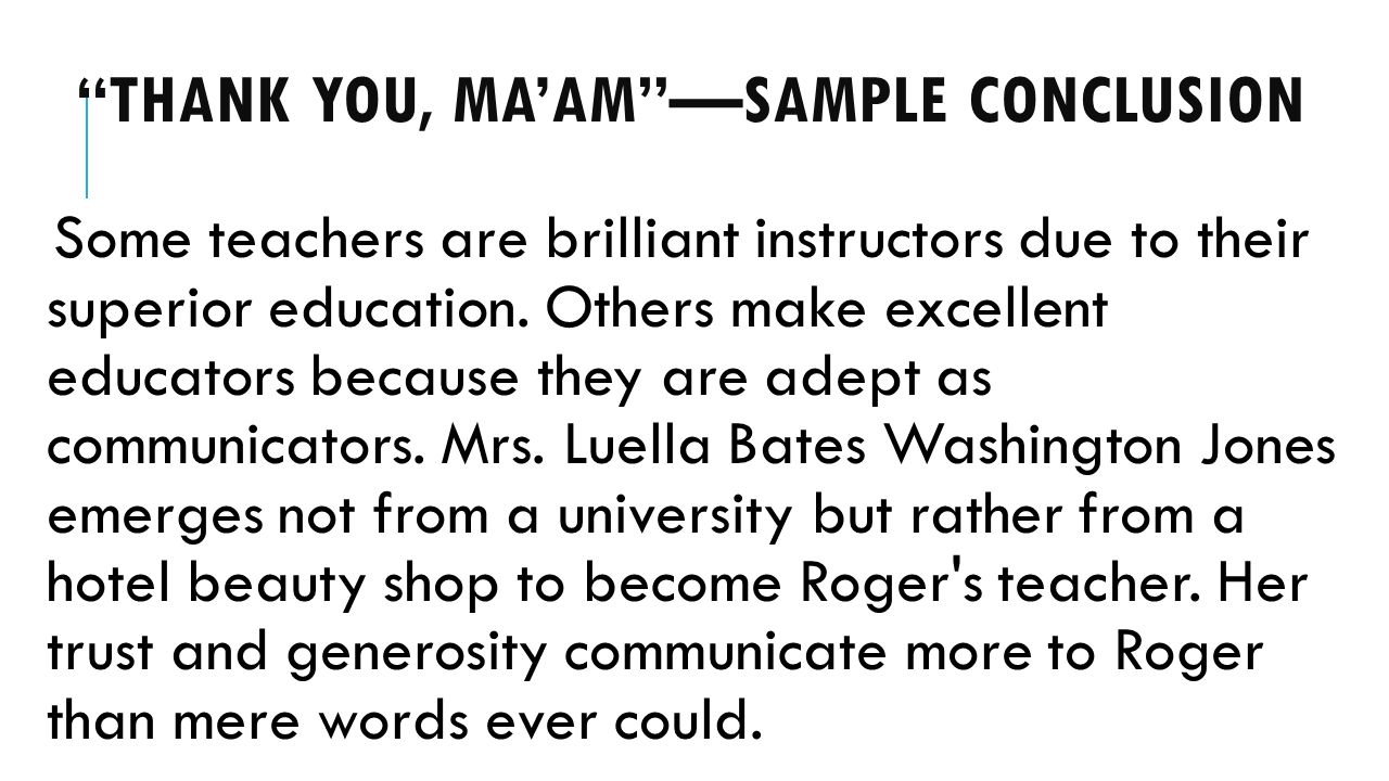 Essay About Environment Protection Pre Ap Analytical Essay Thesis Body Paragraph Examples Ppt Thank You Ma Am Sample Conclusion Some How To Be A Good Leader Essay also Essay On Gender Roles Analytical Essay Conclusion Literature Essays Examples Response To Essay On Technology
