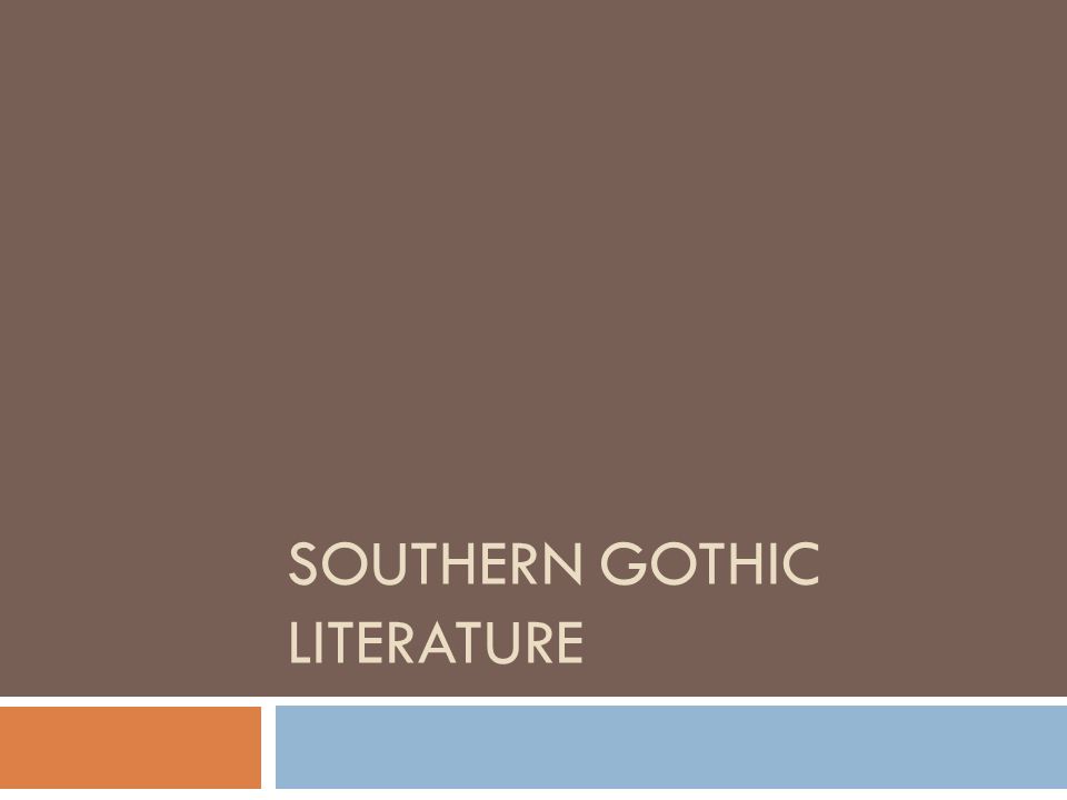 southern gothic literature essay southern gothic literature essay
