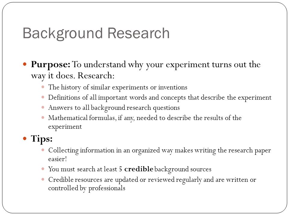 writing the background to research paper writing the background to research paper