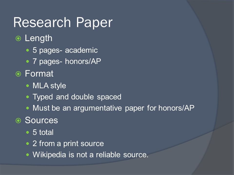 Research Paper Wiki