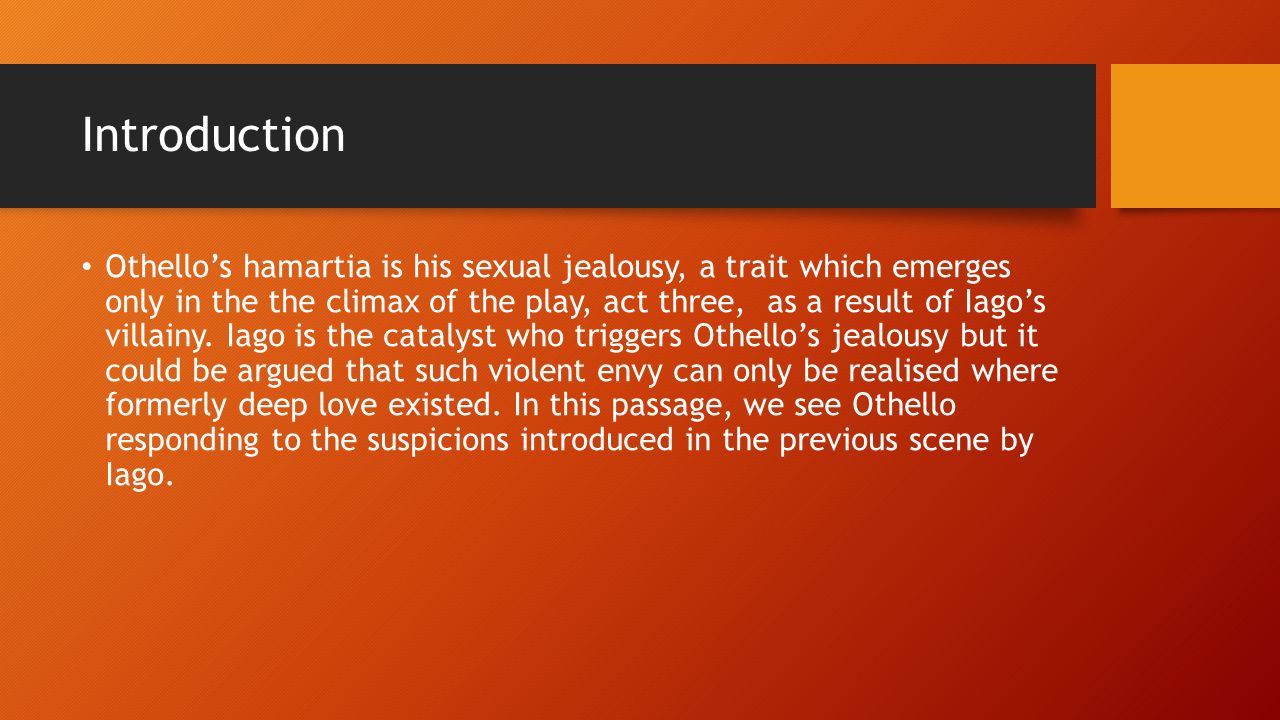 Othello Essay Questions
