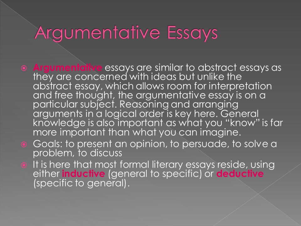 College Level Argumentative Essay Topics