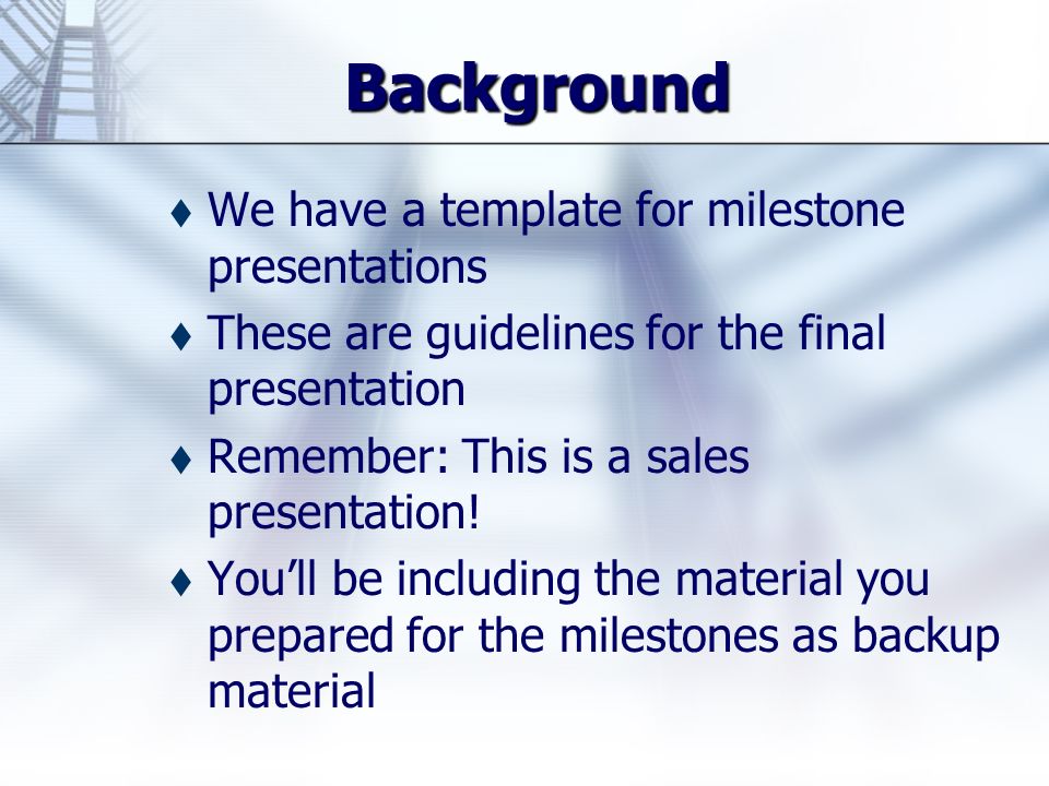 final presentation format background we have a template for sales presentation format