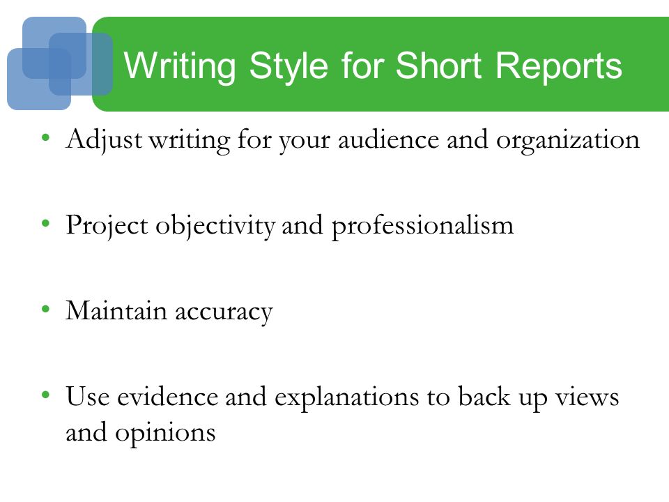 How to Write a Short Report - YouTube