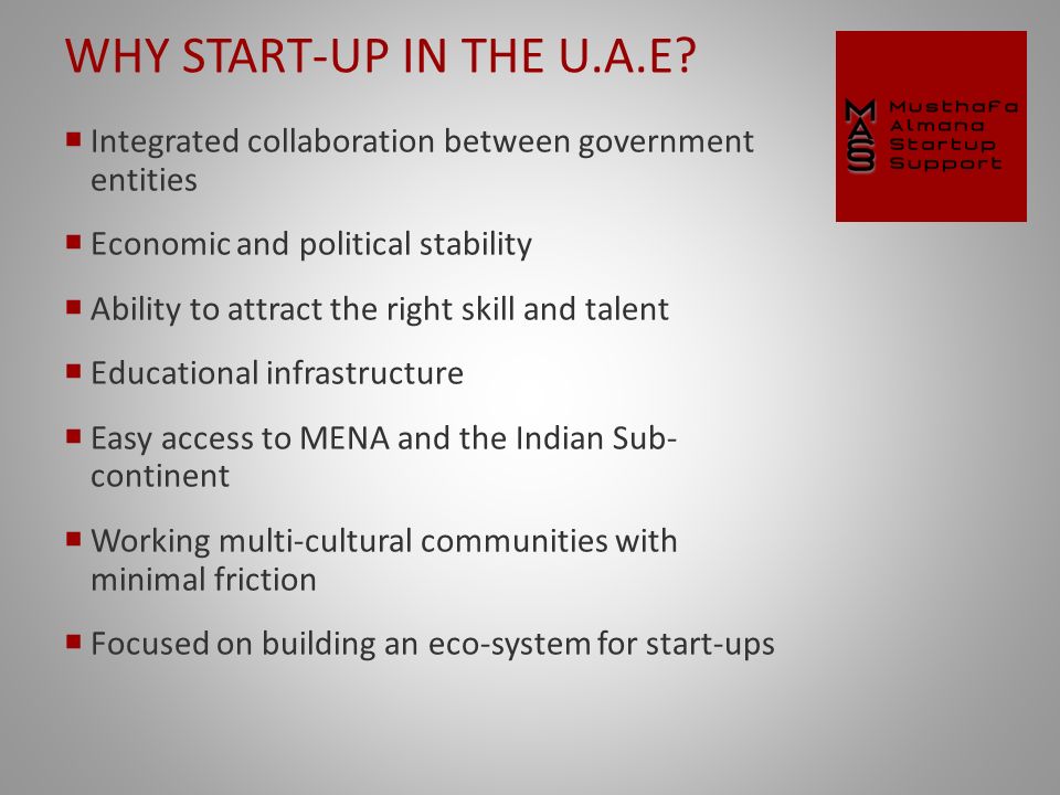 WHY START-UP IN THE U.A.E.