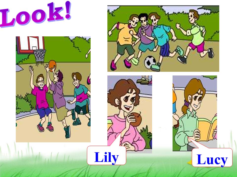 lily lucy what a fine day today! look.