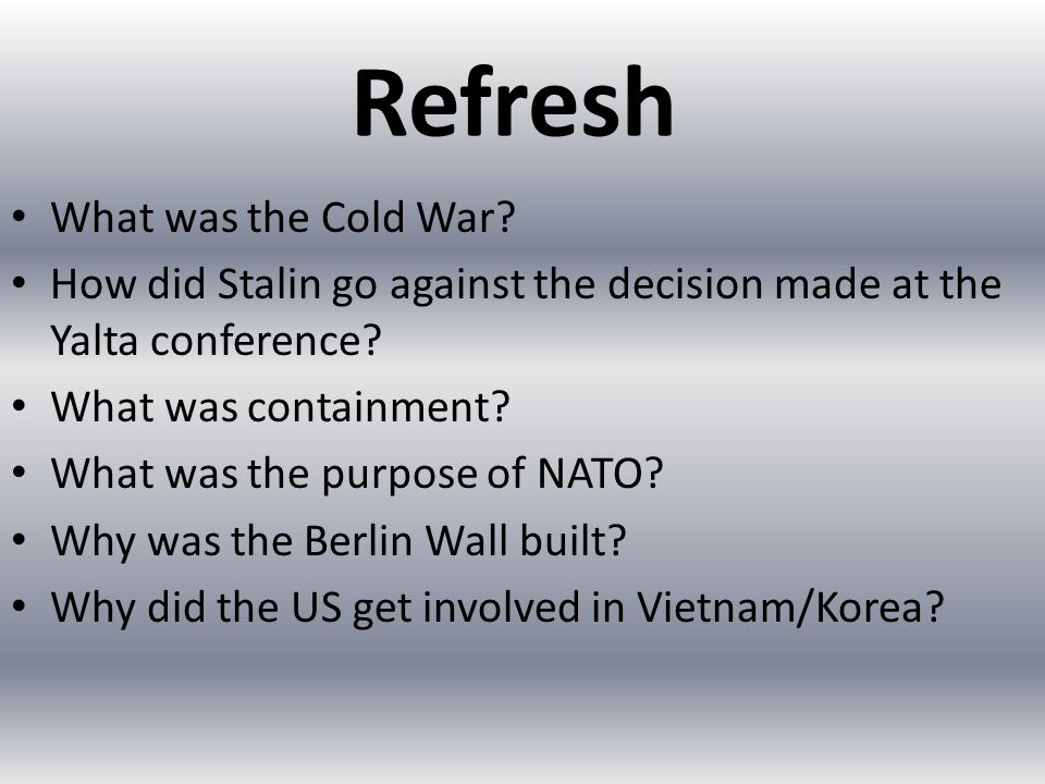 an analysis of the cold war the result of stalin adopting a policy contrary to the yalta agreement It focuses on the transition of american foreign policy from world war ii to the cold war in agreement with stalin and claims that cold war. an analysis of the cold war the result of stalin adopting a policy contrary to the yalta agreement It focuses on the transition of american foreign policy from world war ii to the cold war in agreement with stalin and claims that cold war.