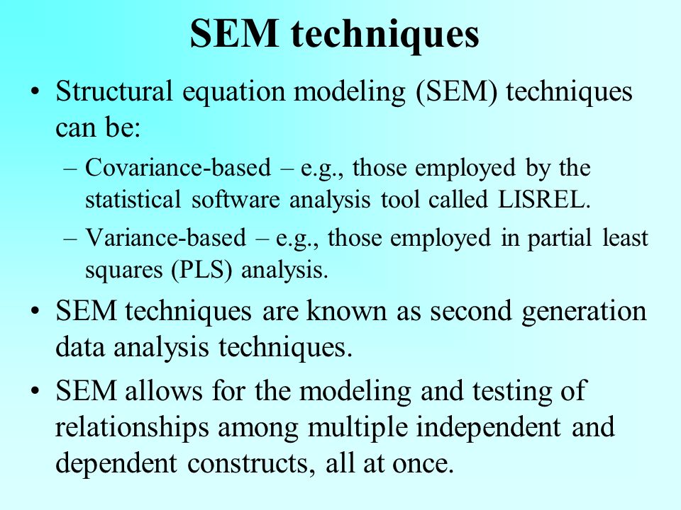 Introduction To Structural Equation Modeling Ned Ppt Download 2 Sem Techniques Structural