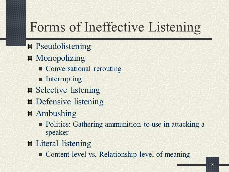 obstacles of effective listening obstacles of effective listening
