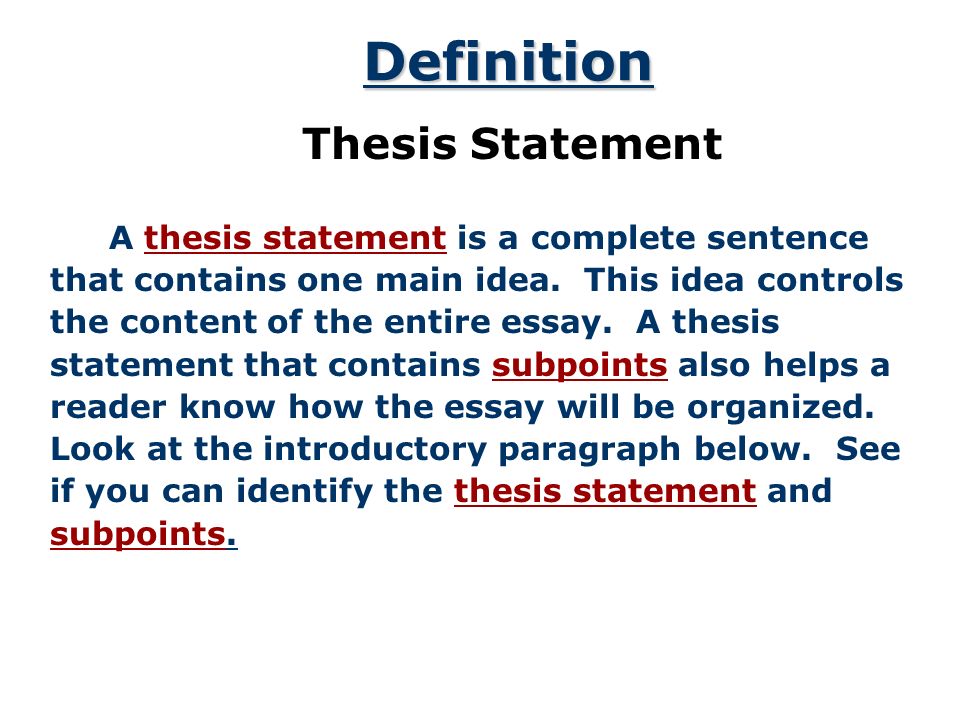 what is introduction in thesis