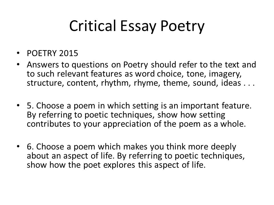 referencing poetry in an essay Critical essay written for poetry for students 3 citation at the end of the essay to find the citing poetry for students using noodletools. referencing poetry in an essay Critical essay written for poetry for students 3 citation at the end of the essay to find the citing poetry for students using noodletools.