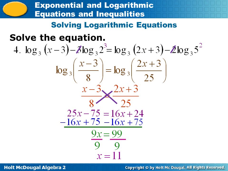 Kuta Software Logarithmic Equations Answers Talkchannels Graphing Kuta Software Holt Mcdougal Algebra 2 Exponential And Logarithmic Equations Solving Practice Talkchannels
