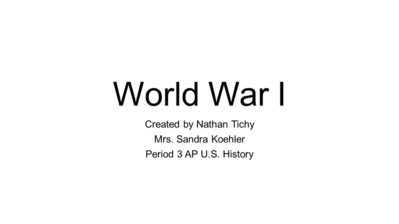 world war 1 key concepts world war 1 key concepts